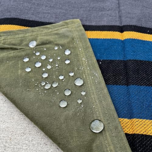 Waxed Canvas Camping Blanket & Bedroll