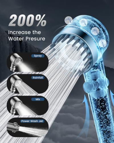 Filtered Shower Head with Handheld