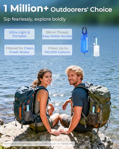 Gravity Water Filter Straw