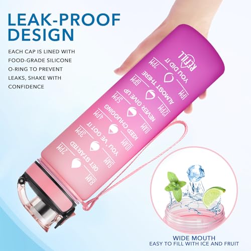 Water Bottle Leakproof BPA & Toxic Free