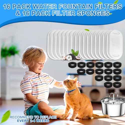Cat Water Fountain Filters (32 Count)