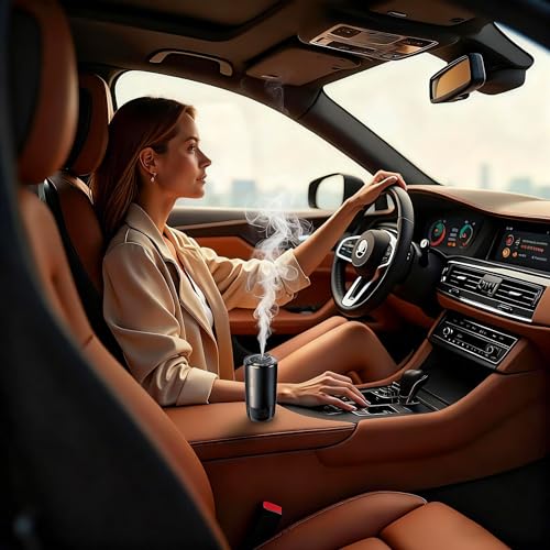 Smart Car Air Freshener Diffuser with Starry Sky Projection