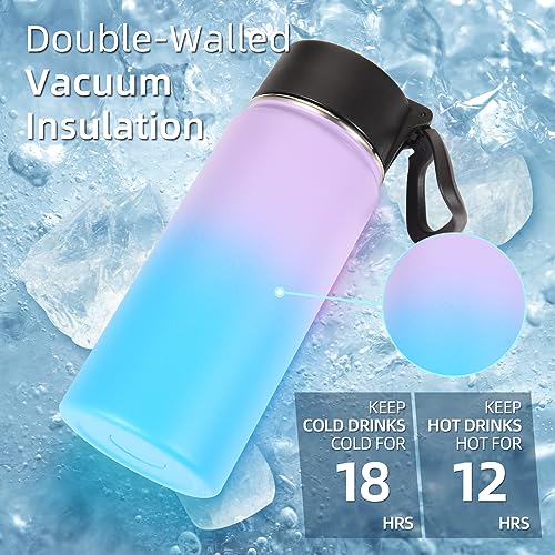 16 OZ Kids Water Bottle Bulk 2 Pack (2 Count)