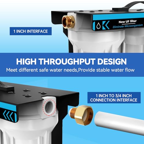 5 Stage RV Water Filter System 0.01 Micron Filtration