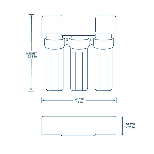 Aquasana Under Sink Water Filter System - Reduces PFAS, Lead, & Chlorine in Drinking Water - Under Counter Claryum Filtration for Kitchen - 3-Stage Max Flow - Brushed Nickel Faucet - AQ-5300+.55