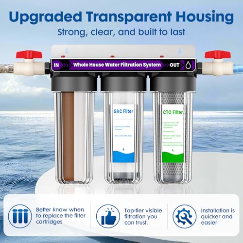 3 Stage Whole House Water Filter System