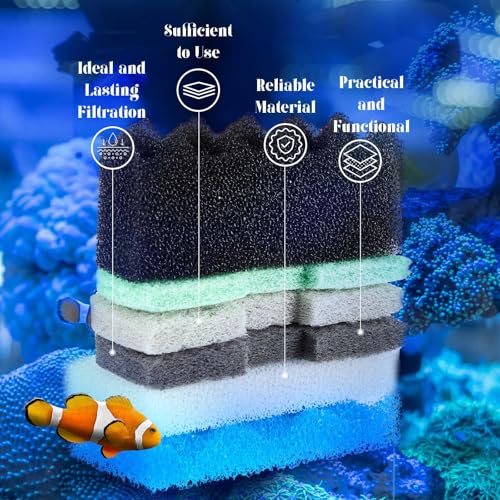52 Pcs Replacement Filter Media Kit Compatible with Fluval 106 (52 Count)