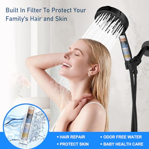 Filtered Shower Head with Handheld