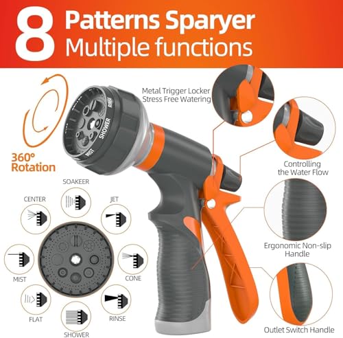 Garden Water Hose 200 ft x 3 (200 Foot)