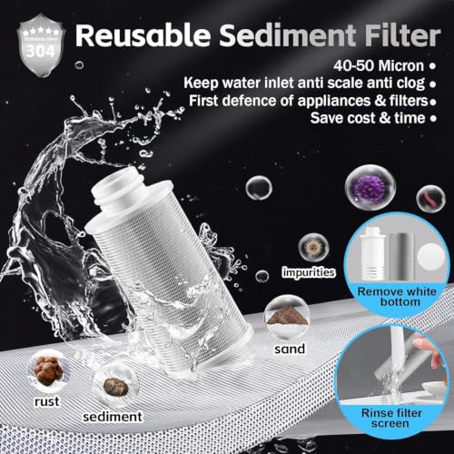 DR03 Reusable Brass Washer Wate Filter