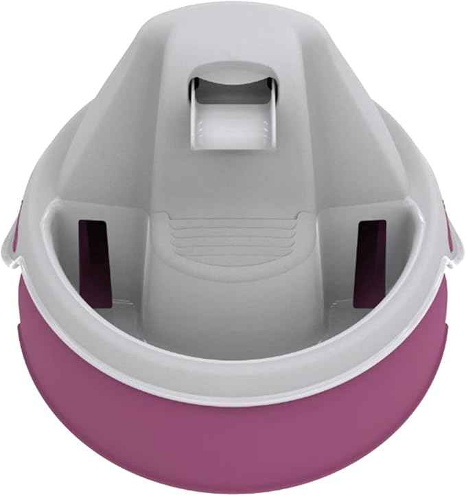 Aqua Flow Premium Pet Water Fountain - Automatic Dispenser Drinking Bowl for Cats and Dogs - Anti-Hair Drainage System - Replaceable Filters - Ideal for Multiple Pets - 52 up to 120 fl oz