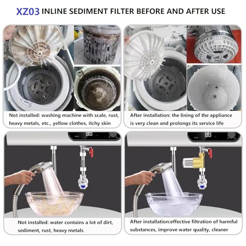 XZ03 Reusable Brass Sediment Filter