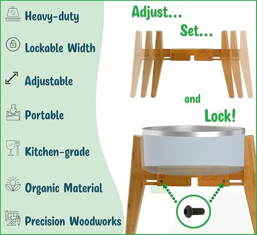 Dog Bowl Stand for Large Dogs