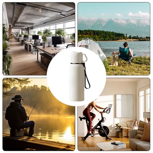 Double wall vacuum Leakproof stainless steel wide mouth insulated water bottle;tea tumbler with infuser
