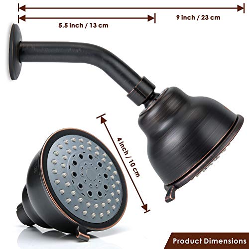 High Pressure Shower Head with Shower Arm