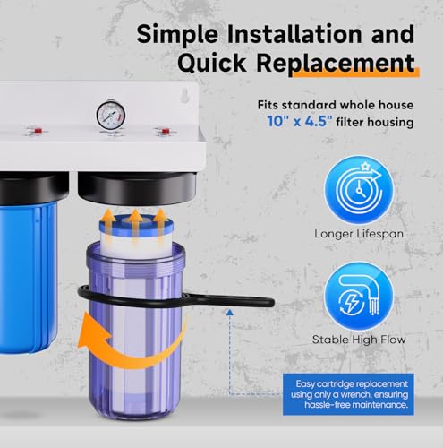 2 Stage Whole House Water Filtration System