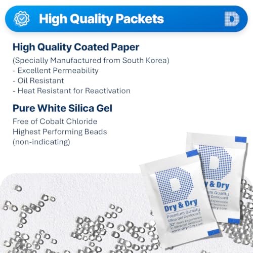 2 Gram [6000 Packets] Food Grade Silica Gel Packs Desiccant Packs