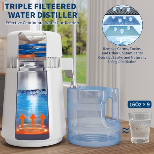 4L Countertop Water Distiller