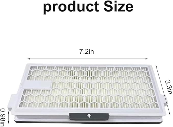 4 Pack SF-HA 50 HEPA AirClean 50 Filter for Miele, Vacuum Filters Compatible with Miele S4, S5, S6, S8, S8000, S8999, S6000, S6999, S5000 Series, Air Filtration for Complete C2 & C3 Models - AquaVibe