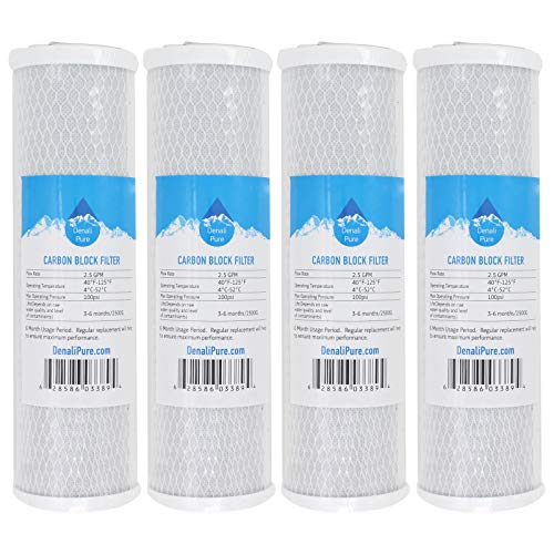 Culligan 4 Pack Replacement Activated Carbon Block Filter (4 Count)