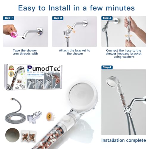 Filtered Shower Head with Handheld