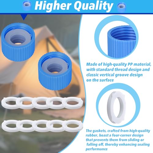 2 Pack Water Filter Coupling Kit with Cleaning Gasket (2 Count)