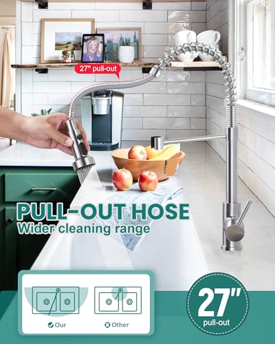 Kitchen Faucets with Pull Down Sprayer
