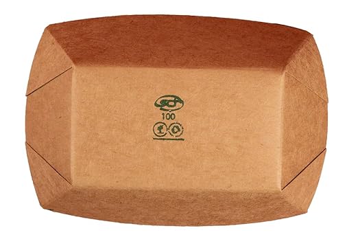 Southern Champion Tray 0513 #100 ECO Kraft Paperboard Food Tray, 1 lb Capacity (Case of 1000)