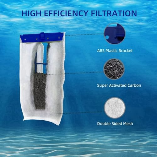 10 Pack Large Replacement Filter Cartridges for Tetra Whisper Bio (10 Count)