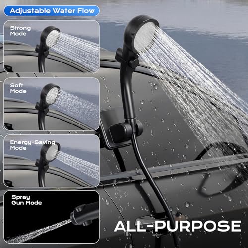 Portable Shower for Camping with Immersion Water Heater