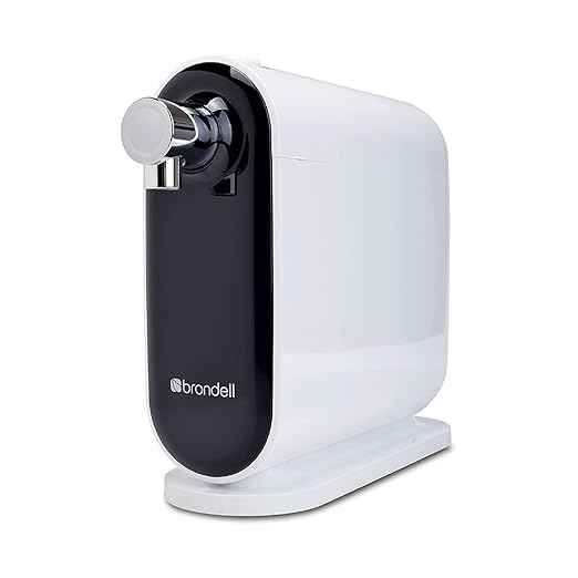 Brondell H630 Cypress Countertop Water Filter System for Kitchen Sinks, Three-Stage Filtration System and Dispenser Attaches to Faucet, White
