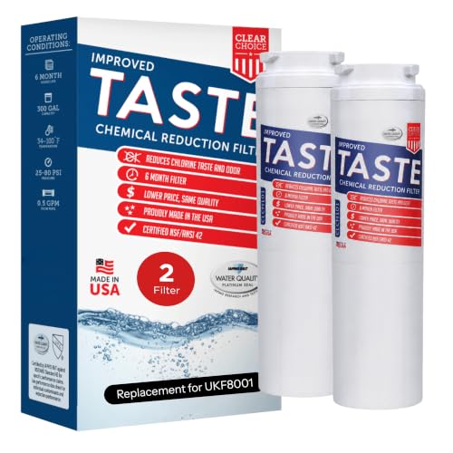 Fridge Filter for Whirlpool UKF8001 WF50 2 (2 Count)