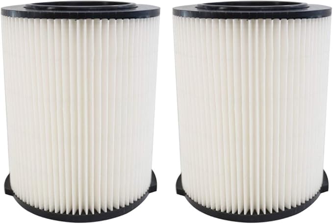 2 Pack VF4000 Filter Replacement for Ridgid for Shop Vac Wet Dry Vacuums 5-20 Gallon 72947 & for Husky 6-9 Gallon Vacuum Cleaners RV2400A RV2600B WD5500 WD0671 - AquaVibe