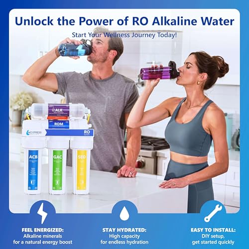ROALK5D, 10-Stage Under Sink RO System, Alkaline, 50 GPD