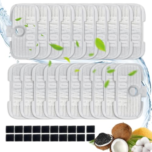 40 Packs for Petlibro Cat Water Fountain Filters Replacement Dockstream (39.98 Count)