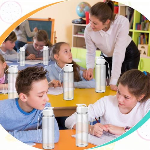20 Pcs 17 Oz Plastic Water Bottles Bulk Sports