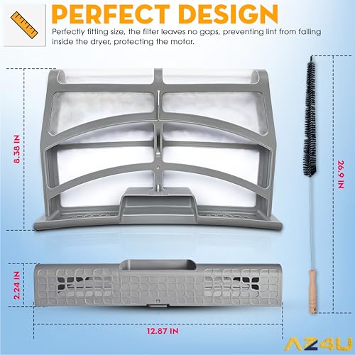 Upgraded W10859086 Dryer Lint Screen Filter Replacement W10608811 W10701353 For Whirlpool