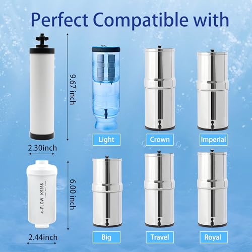 Upgraded】Renami Filters Replacement for Berkey® BB9 (4 Count)
