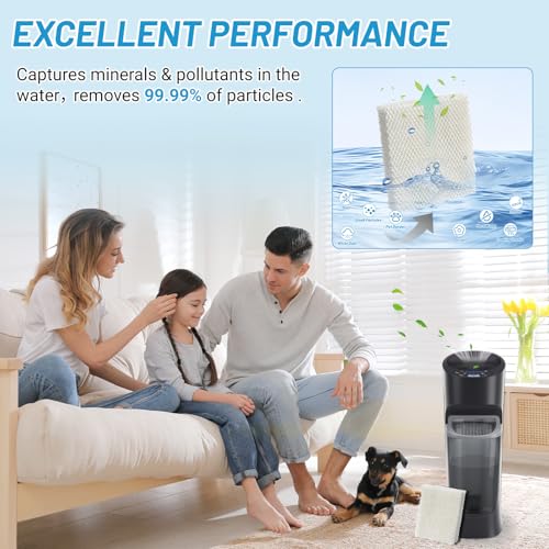 6 Pack Humidifier Wicking HFT600 Replacement Filters T (6 Count)