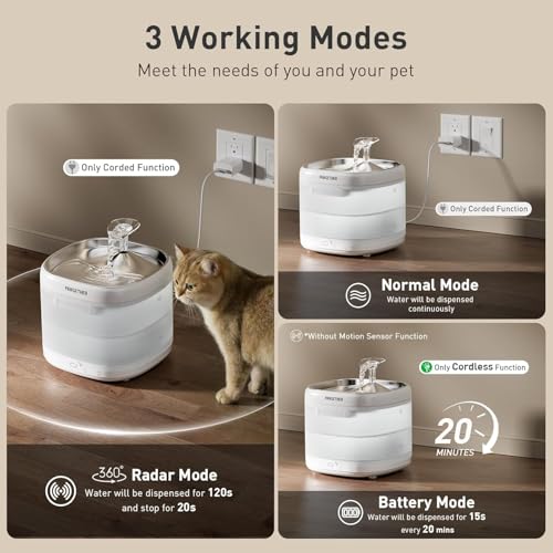 Cat Water Fountain with 4 Filters