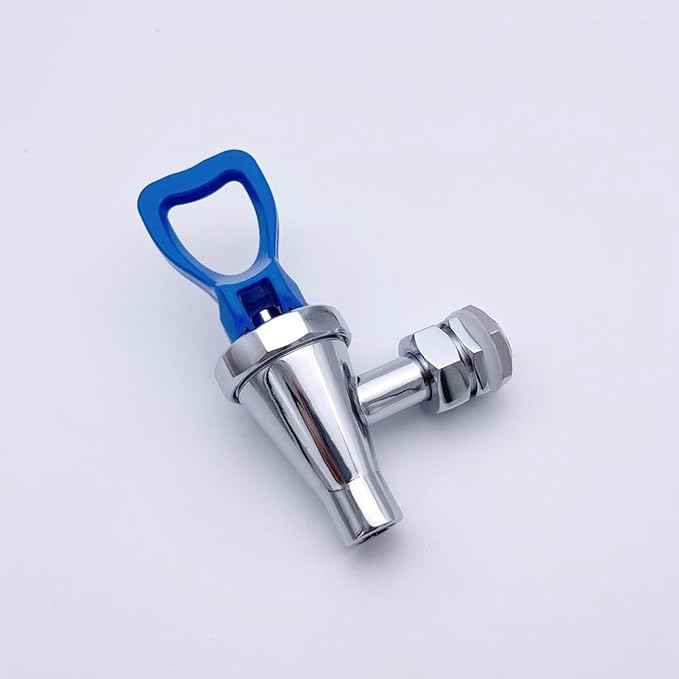 1/2 Inch Beverage Dispenser Faucet Spout Brass Material Hot Drinks Tap for Juice Cold Hot Water Supplies Household Accs, Blue