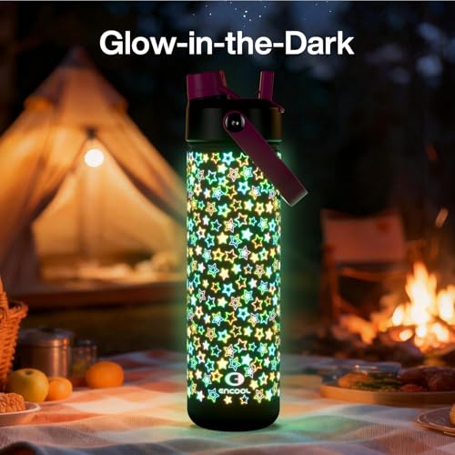 Insulated Water Bottle with Straw Stainless Steel Water Bottle