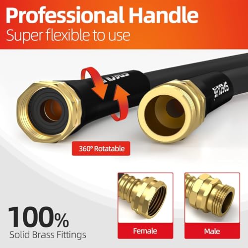 Garden Water Hose 50 ft x 5 (50 Foot)