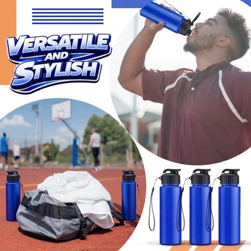 20 Pcs 17 Oz Plastic Water Bottles Bulk Sports (20 Count)