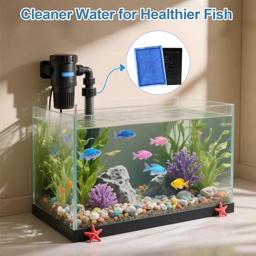 6 Pack Rite Size B Filter Cartridges Compatible with MarineLand Penguin PRO Power Filters 100 (6 Count)