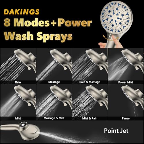 High Pressure Filtered Shower Head with Handheld