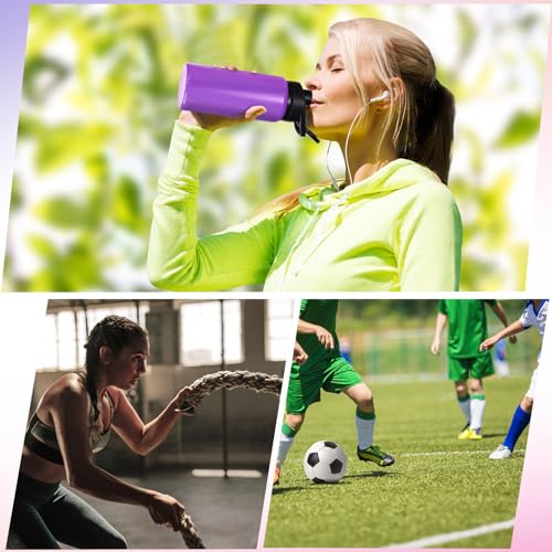 10 Pcs 20oz Aluminum Water Bottles Bulk (10 Count)