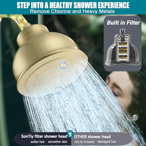 Shower Filter Replacement Cartridge for SonTiy Filtered Shoser Head