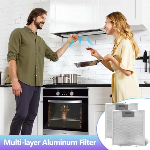 2 Pack S97018029 Range Hood Filter Replacement