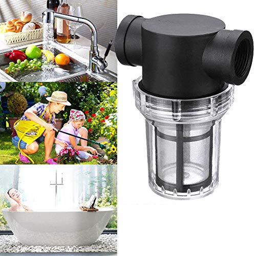 1Pcs Garden Pond 1 inch Inline Mesh Strainer Water Pump Filter Irrigation High Flow Pipeline Filter Garden Interface Strainer